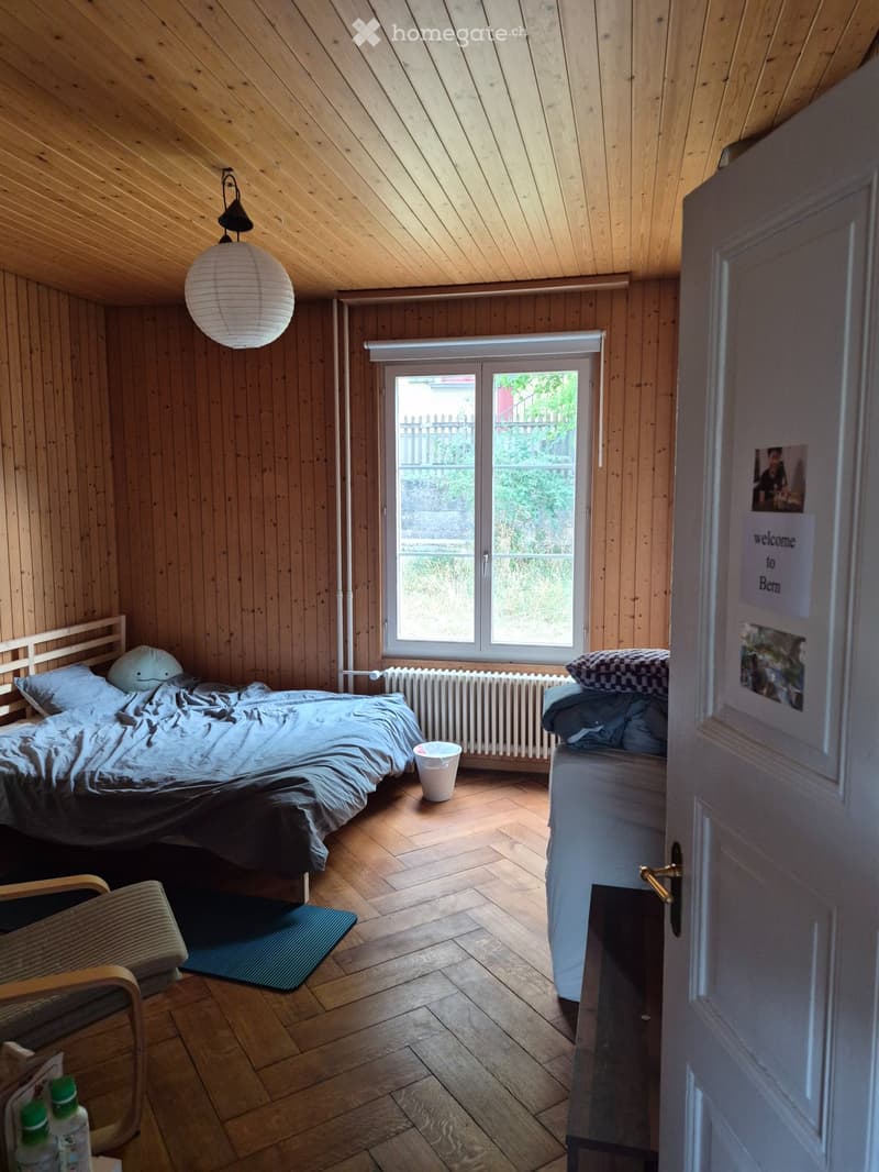 Grosszügiges Zimmer mit Gartenblick in der Lorraine (1)