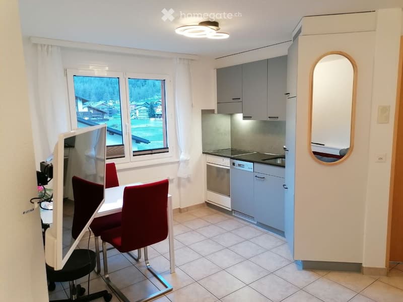 Möbl. 2.5-Zi. Wohnung in Saas-Grund, ab sofort, 2. Wohnsitz (3)