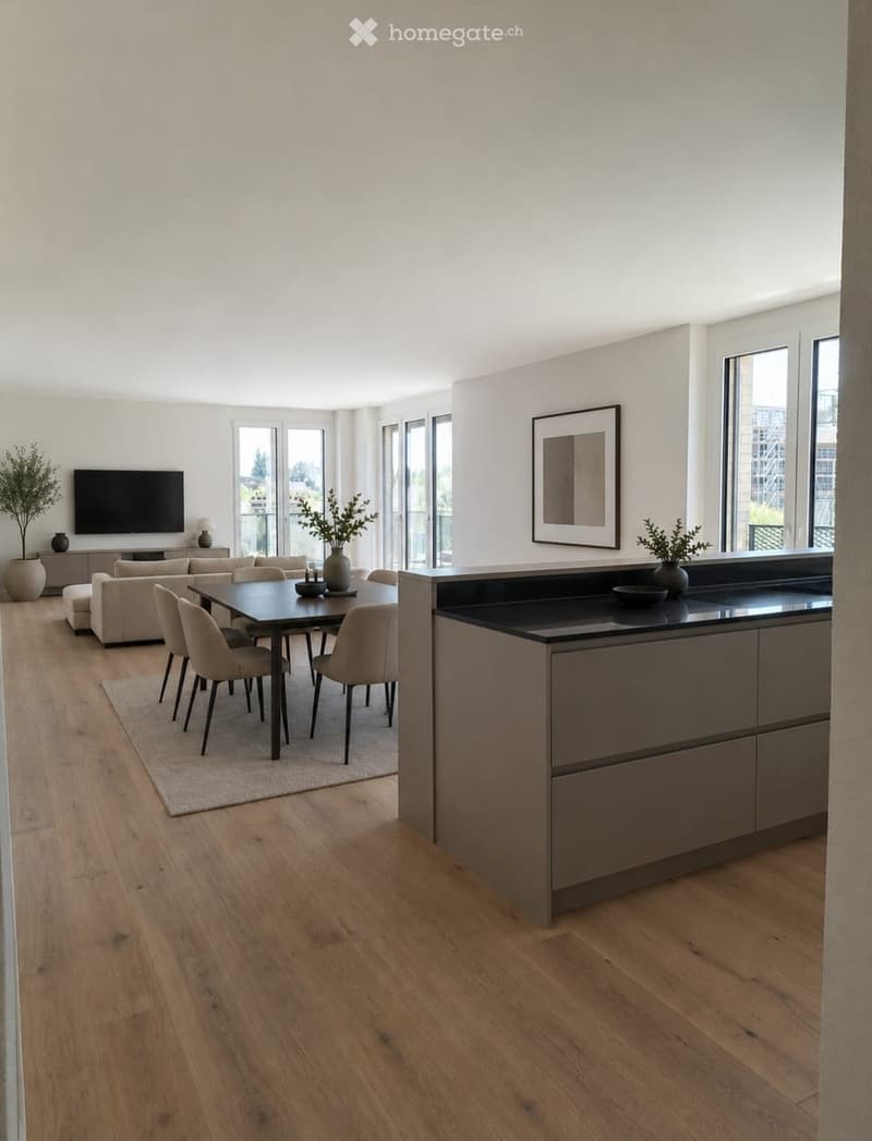 3.5 Zimmer-Wohnung 113 m2 - Erstbezug (2)