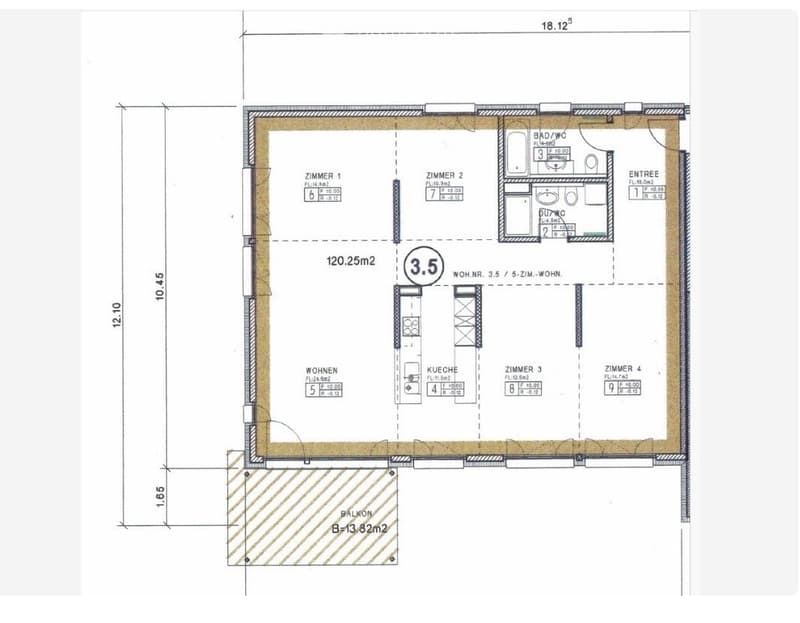 Helle 4.5-Zimmer-Wohnung mit traumhaftem Blick  Zürich 8041 (5)