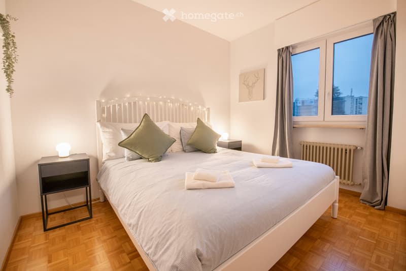 Apartment with balcony next to Lugano Station (2)
