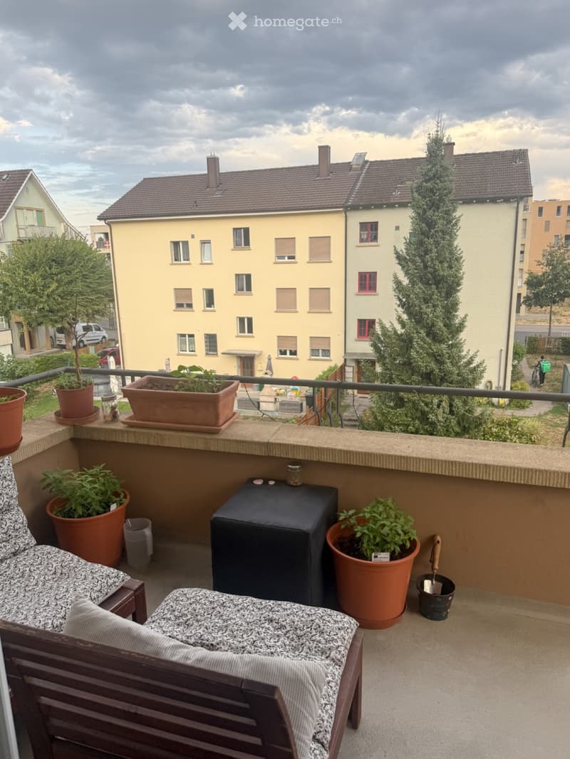 Helle 3-Zimmer Wohnung mit Balkon und Gartenmitbenutzung (1)