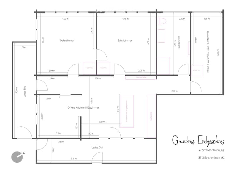 Exklusive neue 4-Zimmer-Altholzwohnung in Bauernhaus (5)