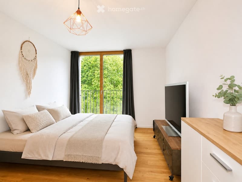 Befristet, möbliert: Moderne 4.5-Zimmer-Wohnung mit Seesicht (7)