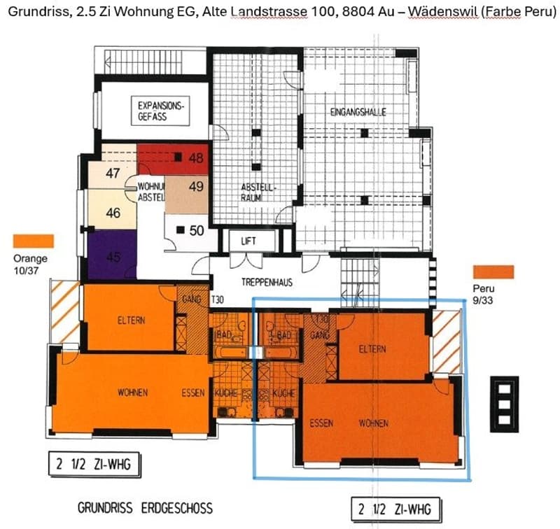 2.5 Zi - Wohnung, 8804 Au ZH - Seenähe mit Seeblick (5)