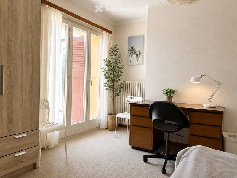 Chambre meublée avec balcon privatif (2)