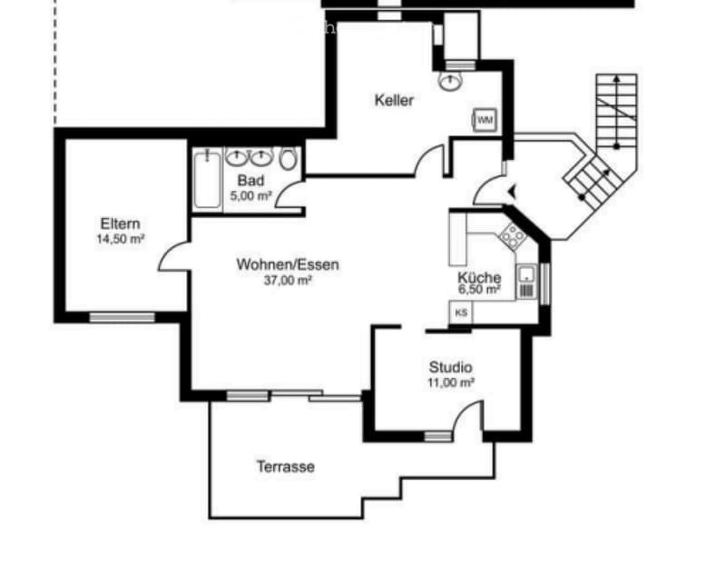 Helle 3.5-Zimmer-Gartenwohnung in ruhigem Quartier in Cham (5)