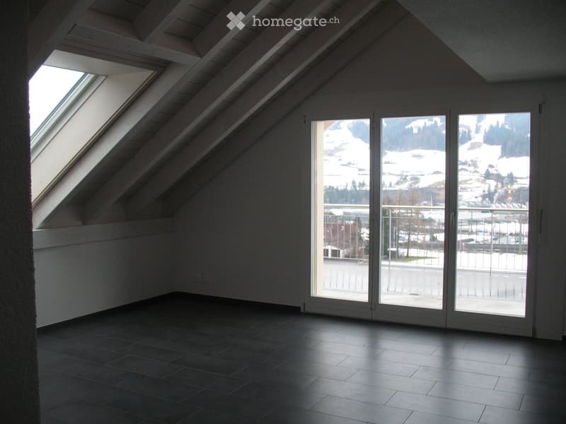 Neu renovierte 5½-Zimmer-Dachwohnung mit Galerie und Balkon (2)