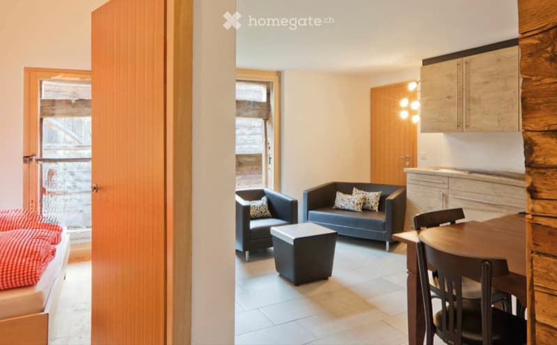 2.5 Zi. Ferienwohnung inmitten der Ställe in Geschinen (4)