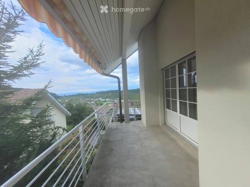 Grosse Wohnung im Grünen mit Teil-Seeblick nach westen/osten (3)