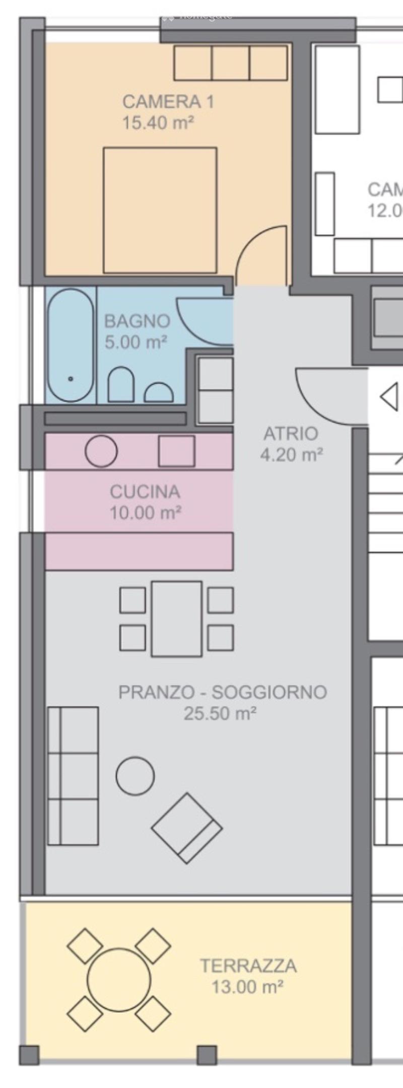 Cerco subentrante  App. di 2.5 locali (73mq) - Gordola (11)