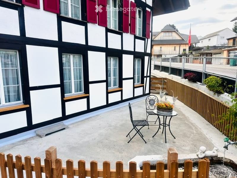 Neu renovierte 3-Zimmer Wohnung mit idyllischem Sitzplatz (5)