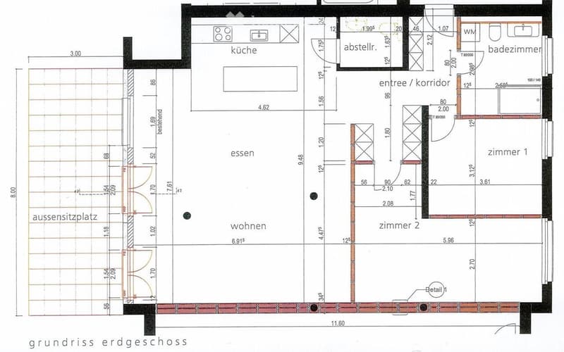 "Grosszügige 3.5-Zimmer-Wohnung im EG - Nachmieter gesucht" (5)