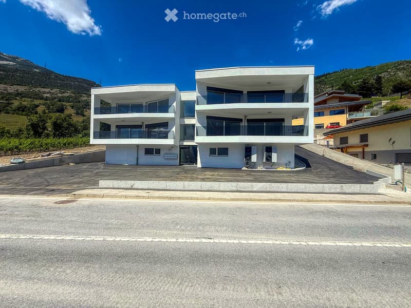 Neue 3½-Zimmer-Wohnung in Leuk zu vermieten (1)