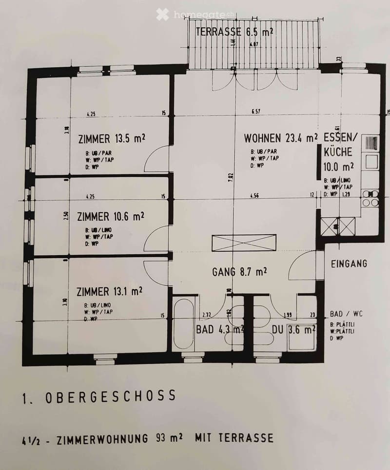 4.5-Zimmer-Wohnung in Witterswil, 93 m² (5)