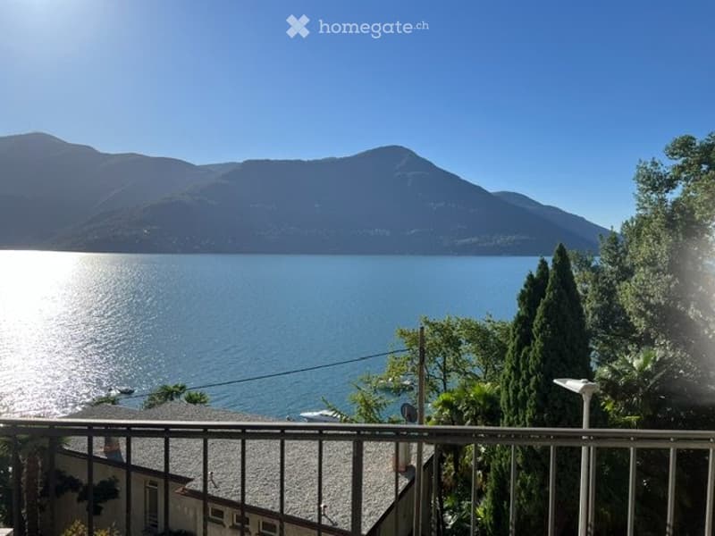 3.5 locali con splendida vista sul Lago Maggiore a Brissago (1)