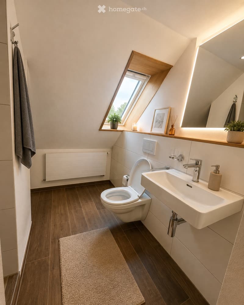 Neu renovierte Dachwohnung mit Charme Kappelen (2)