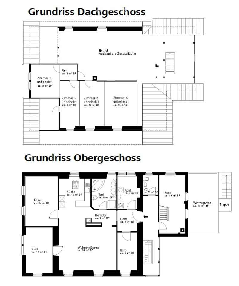 6.5-Zimmer-Wohnung mit Wintergarten, Garten & viel Platz (4)
