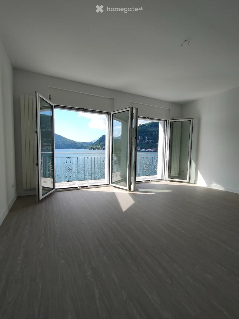 Affitto spazioso e luminoso trilocale sul lago ristrutturato (3)