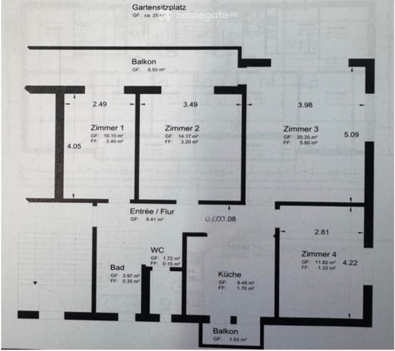 Wohnung+Garten in Nottwil 6207, Kleinfeld 2 Zu vermieten (5)