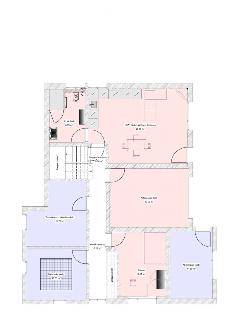 2.5 Zimmer Wohnung (1.5 Zi-Studio mit zus. Zimmer) (5)