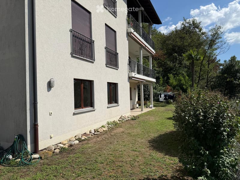 Bellissimo appartamento di 2 locali con giardino a Purasca (1)
