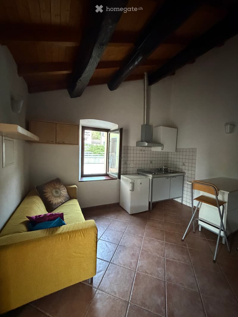 Grazioso monolocale mansardato (1)