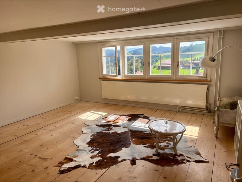 Heimelige 3-Zi Wohnung mit Weitsicht (1)