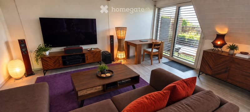Duplex en attique à Gland  4m gare  CHF 2'550 tout compris (2)