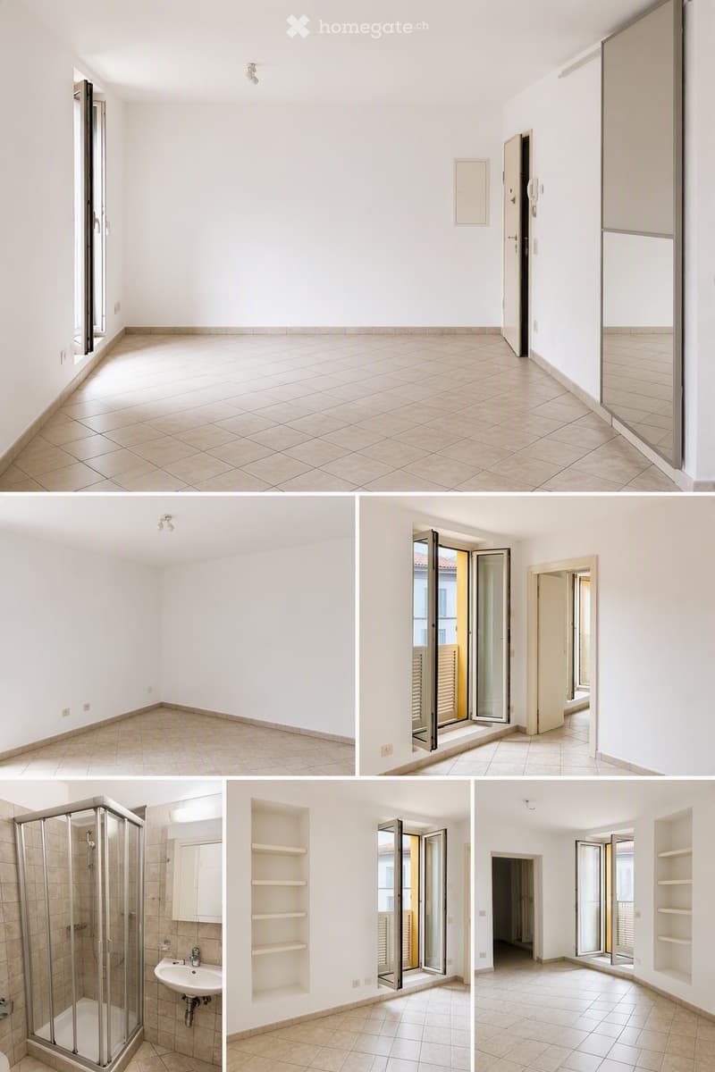 2.5 locali con balcone e vista lago nel cuore di Bissone (3)