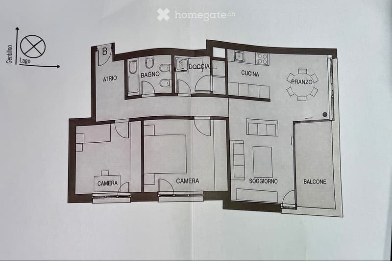 Affittasi 3,5 app ammobiliato (3 parcheggi) (5)