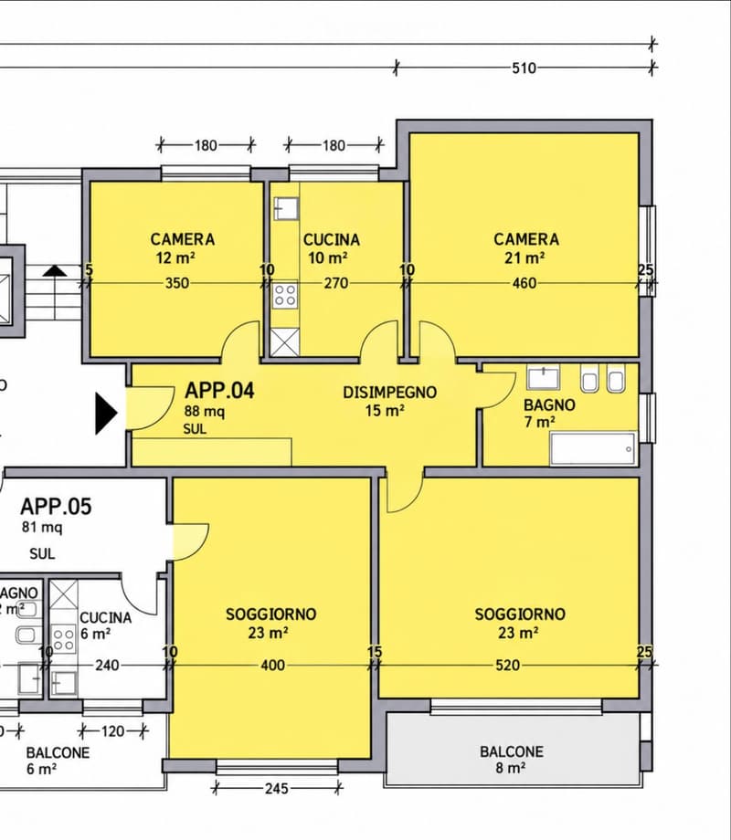Affitto 3,5 locali Genestrerio (5)