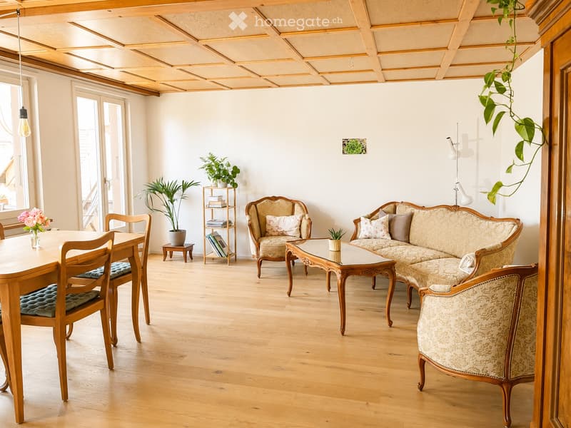 Grosszügige 4.5-Zimmer-Wohnung mit Balkon und Garten (1)