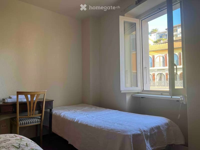Appartamento soleggiato, Camino, Terrazza vista lago/citta (1)