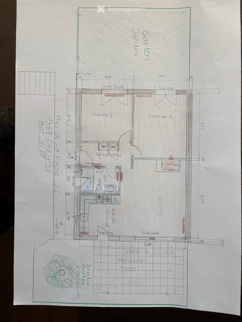 Zu vermieten an Dauermieter 3 1/2 Zimmer Wohnung in Cheyres (5)