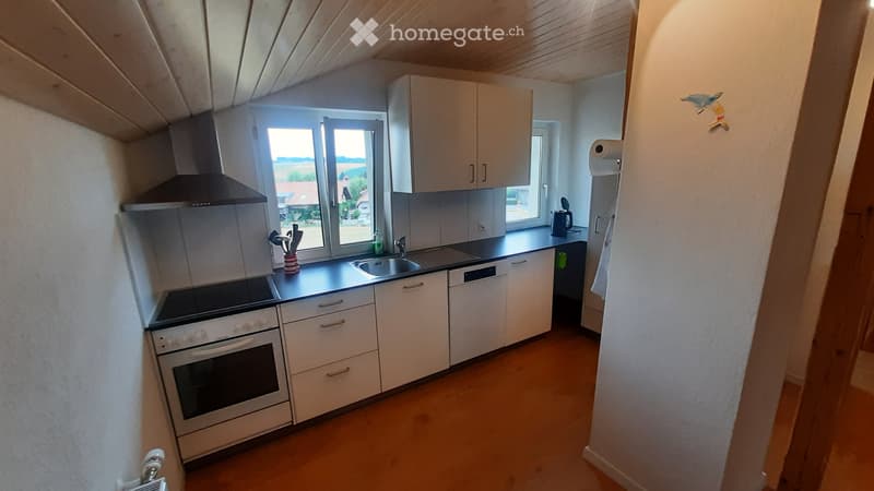 möblierte 2.5-Zimmer-Wohnung mit Balkon & Weitsicht (4)