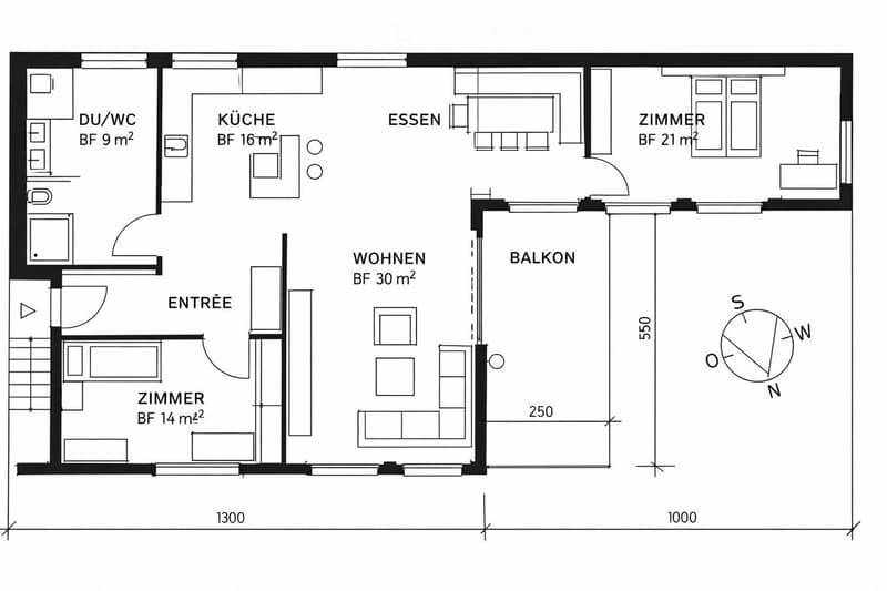 Exklusive 3.5-Zimmer-Wohnung in Ermensee mit Bergblick (5)