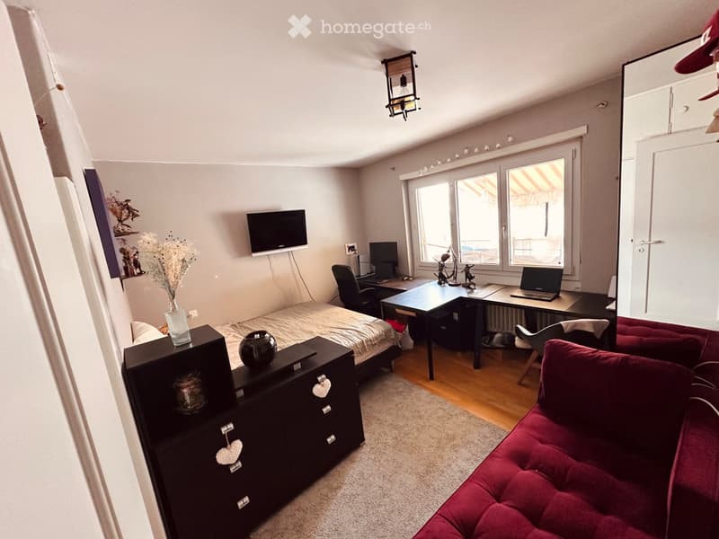 Appartement de 1,5pcs à Bienne, CHF 780.-, Dispo:1.11. 2026 (1)