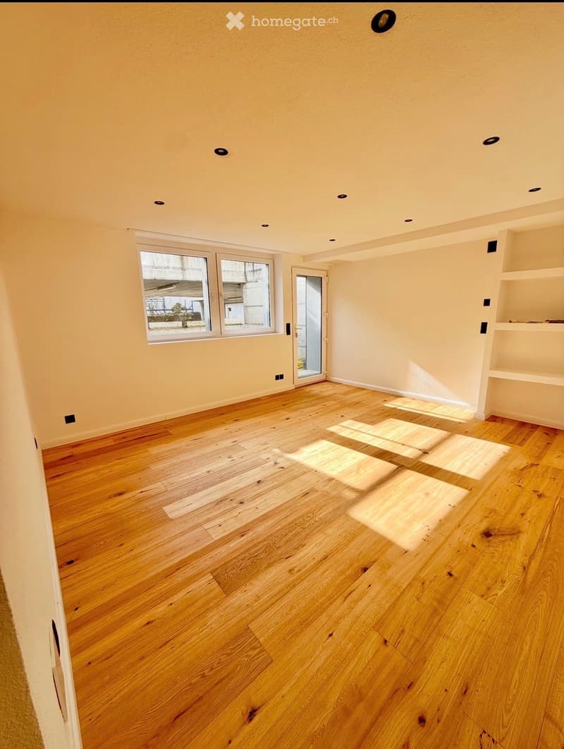 Moderne 3.5-ZimmerSouterrainwohnung mit Terrasse,2 Bädern & (1)