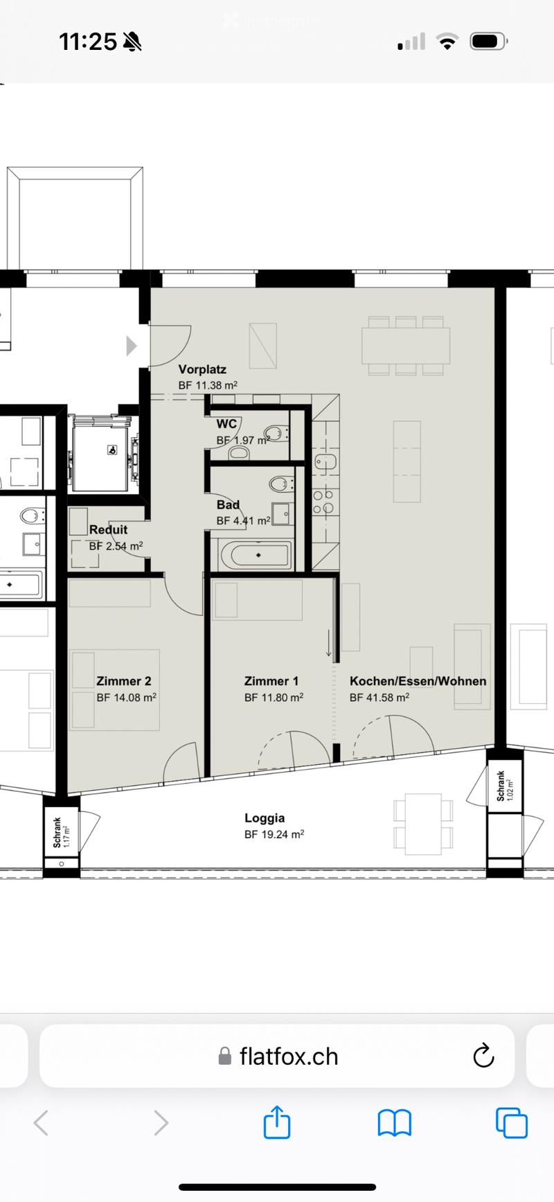 Helle 3.5-Zimmer-Wohnung mit grosser Loggia & PP in Muri AG (5)