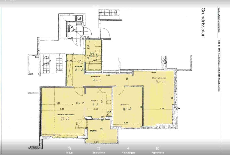 Helle 3,5 Zi. Wohnung , TG-Stellplatz für Wallbox bereit (5)