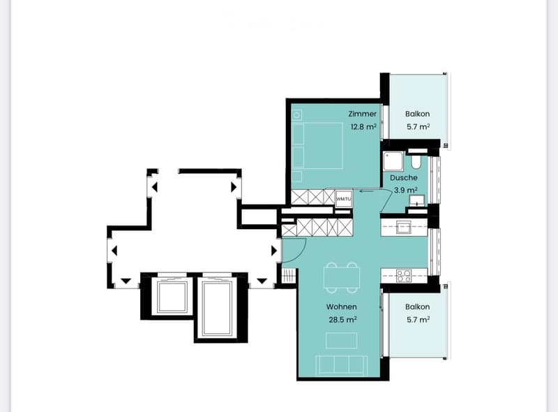 2.5 Wohnung in Rheinfelden (1)