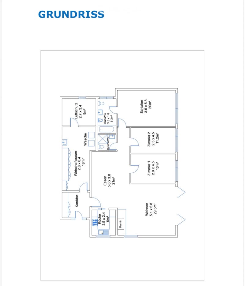 4 ½ Zimmer-Terrassen-Wohnung (2)