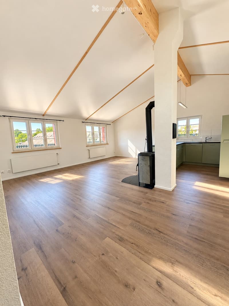 4.5-Zimmer-Dachwohnung, Erstbezug nach Sanierung, 105 m² (2)
