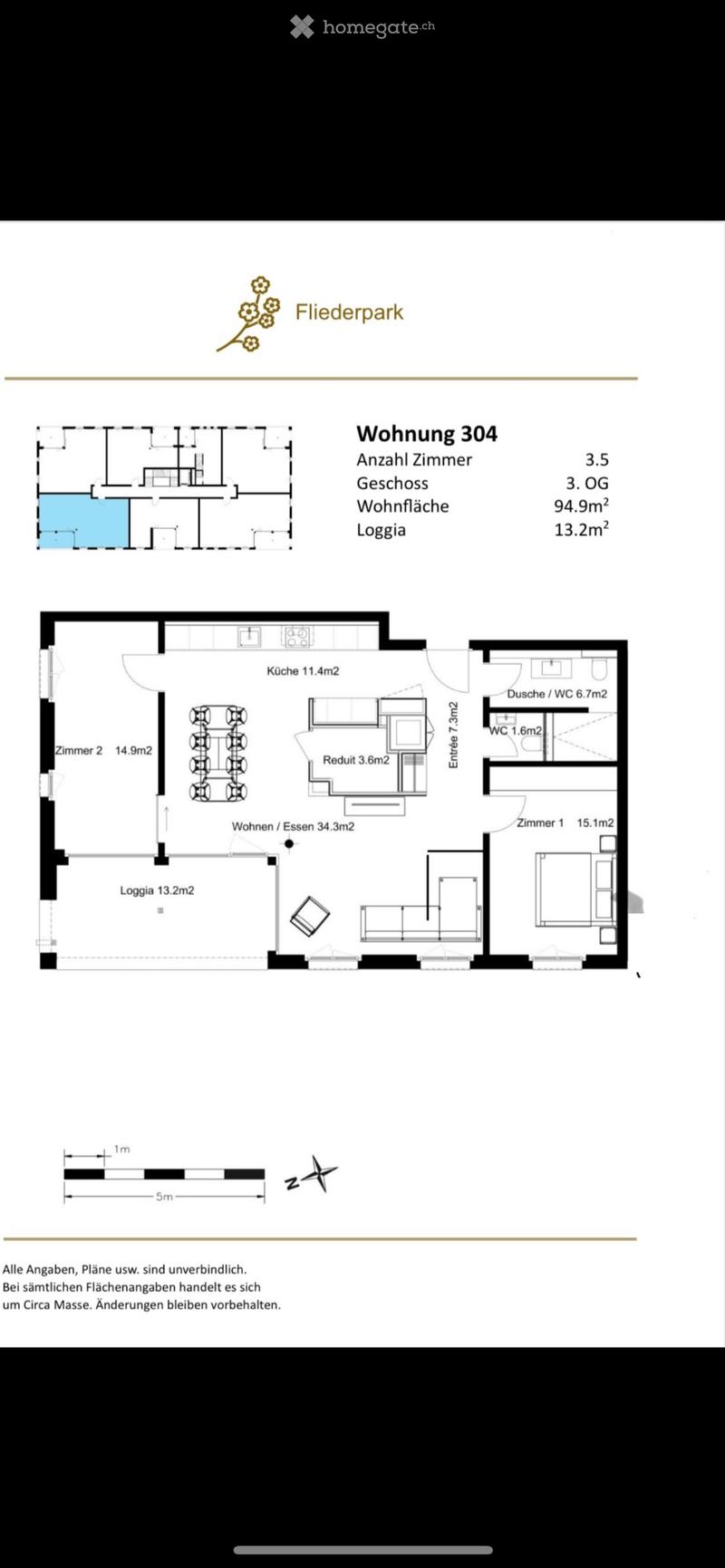 3.5 Zimmerwohnung - Neubau (1)