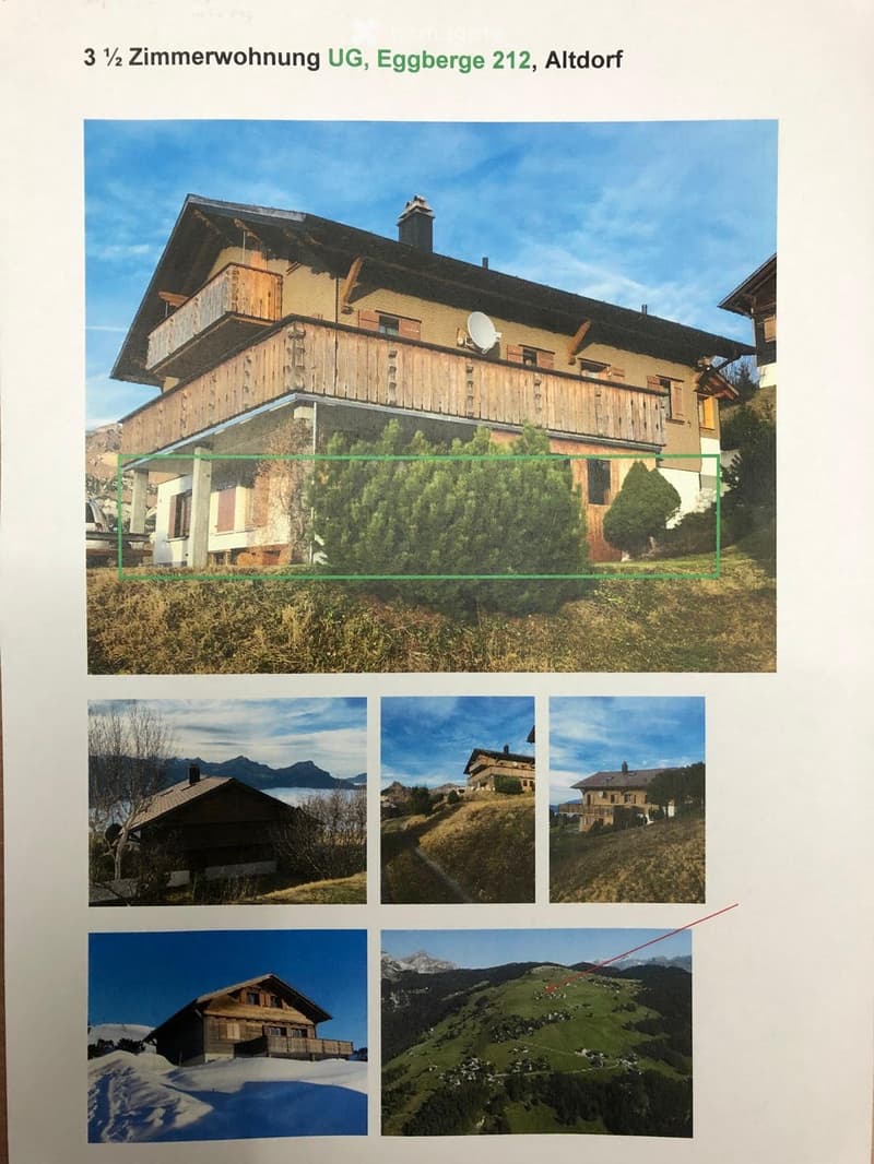 Zu vermieten zwei 3.5 Zimmerwohnungen Eggberge, Altdorf, Uri (4)