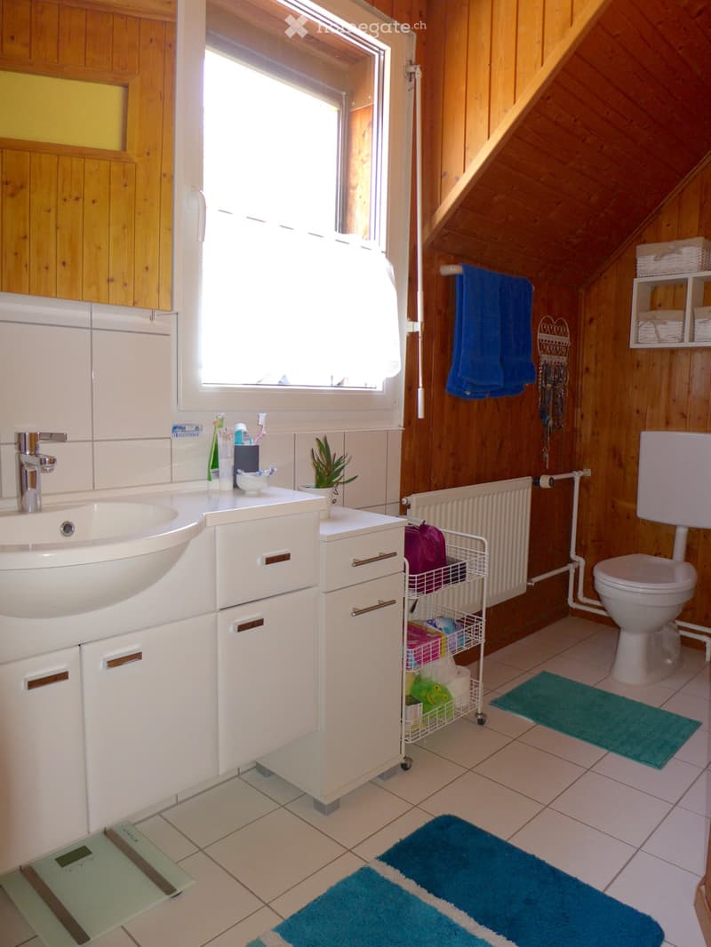 3.5 Zimmerwohnung mit Grünfläche in Wünnewil zu vermieten (4)