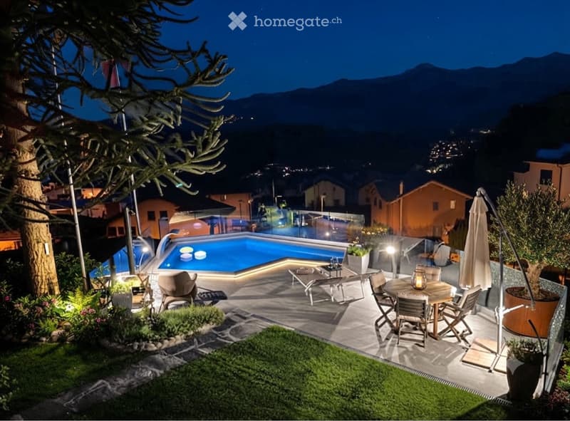Affittasi Villa a Villa Luganese piscina ascensore (5)