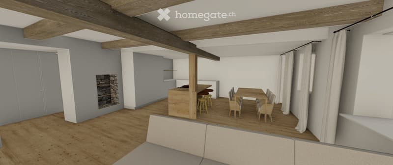 Appartement de 4,5 pièces entièrement rénové à Lens (2)