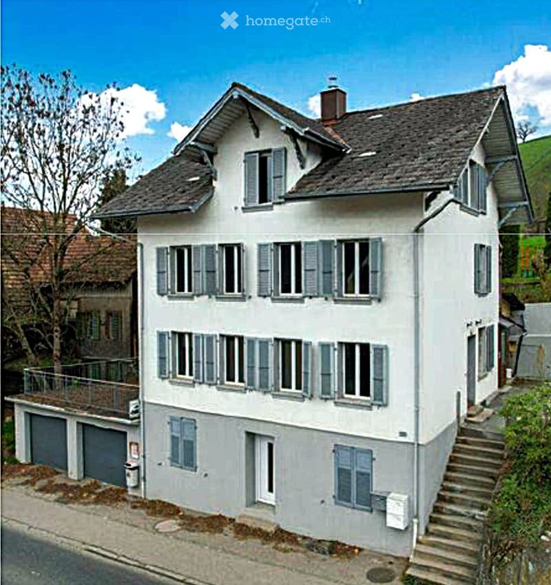 Sonnige Terrasse mit Wiese & grosszügige 3.5 Zimmer Wohnung (1)